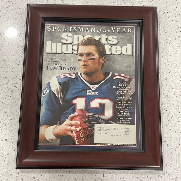 Sports Illustrated Framed Cover - Tom Brady - Picture 1 of 5
